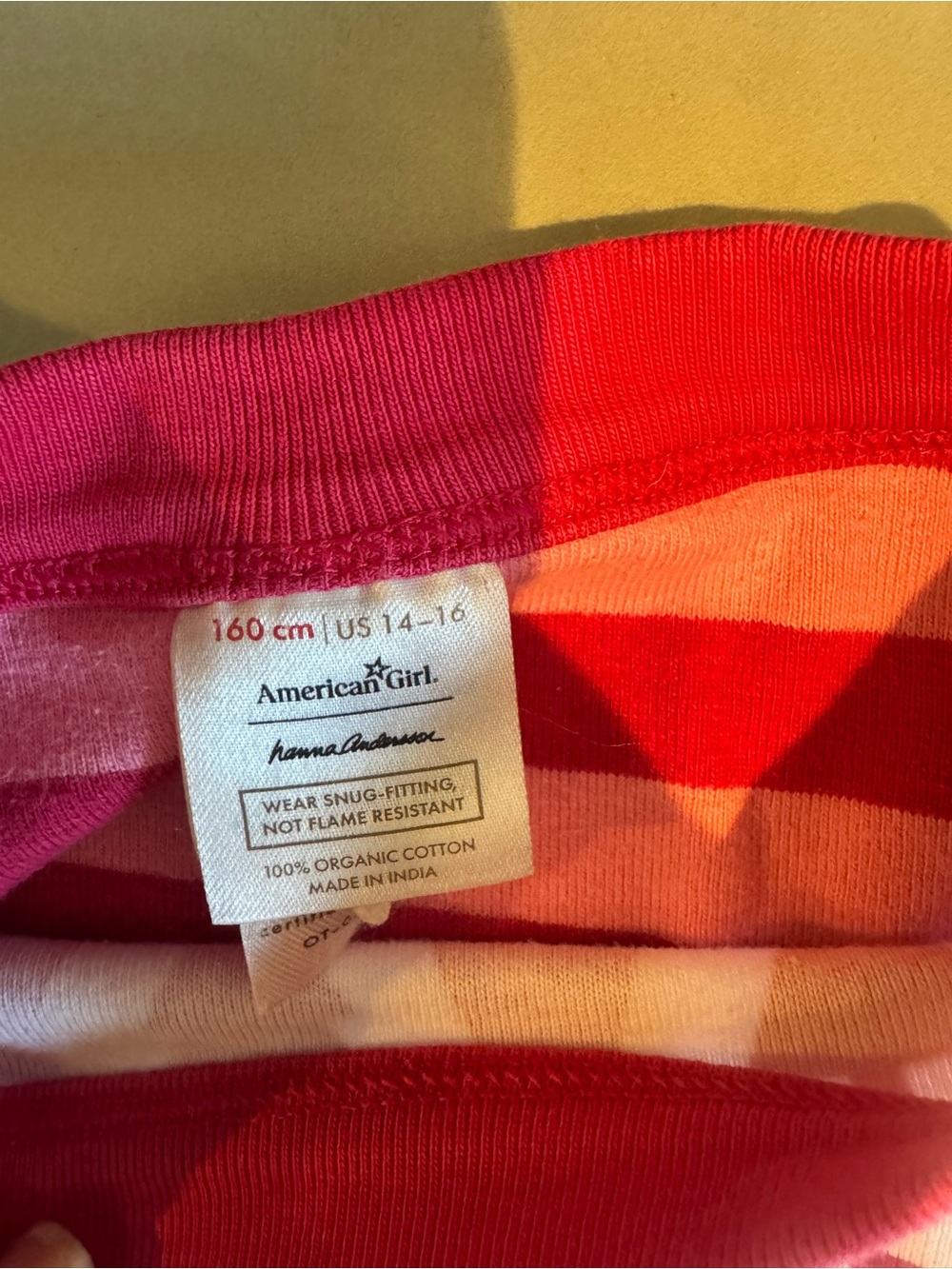 Hanna Andersson American Girl® Holiday HannaJams™ Pajama Set – Size 14/16 - Picture 2 of 3